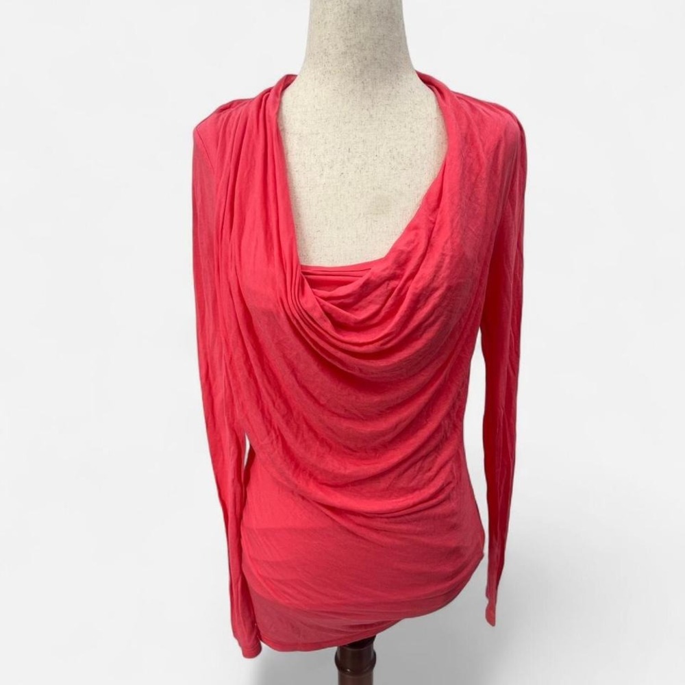 Y2K‎ Bebe Cowl Neck Long Sleeve Tunic Top NWT